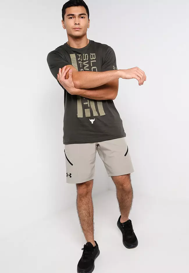 Men's project rock bsr short sleeve clearance