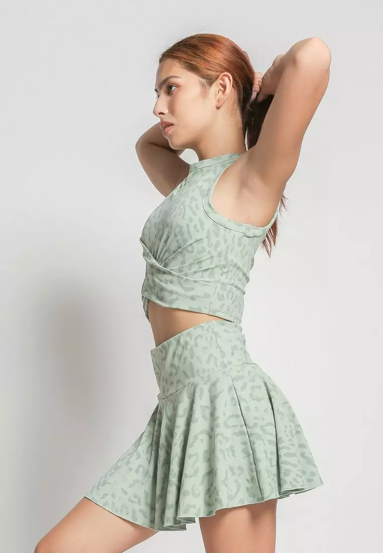 Lane Leopard Bra And Skort Set