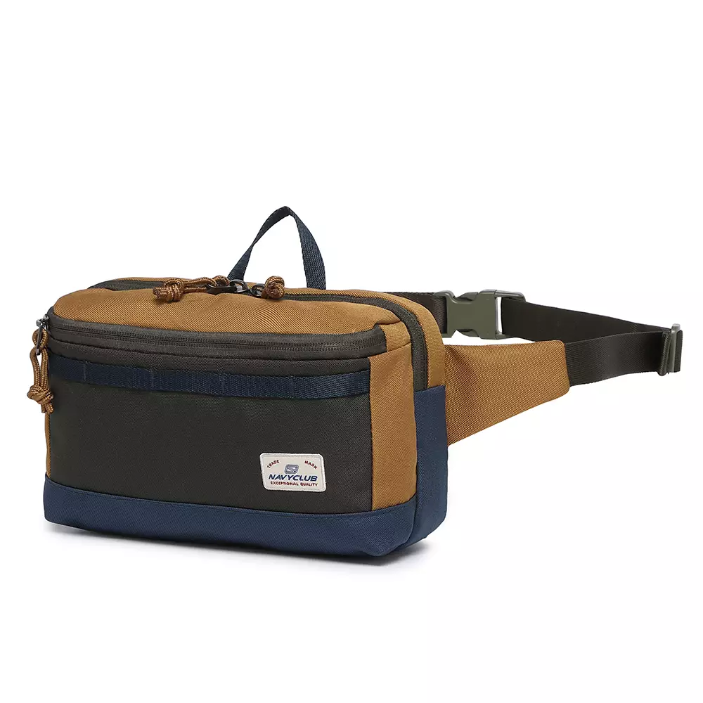 Navy Club Tas Pinggang HGCC Waist Bag - Tas Pria Wanita Crossbody Bags Tas Outdoor