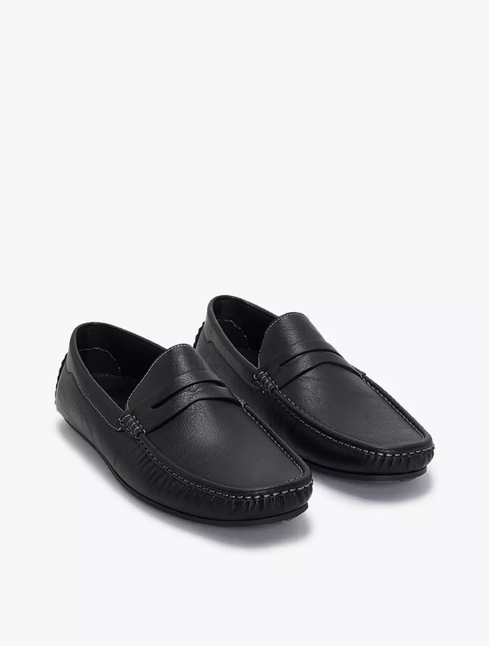 Payless Rockport Mens Burl Moccasins - Black_01