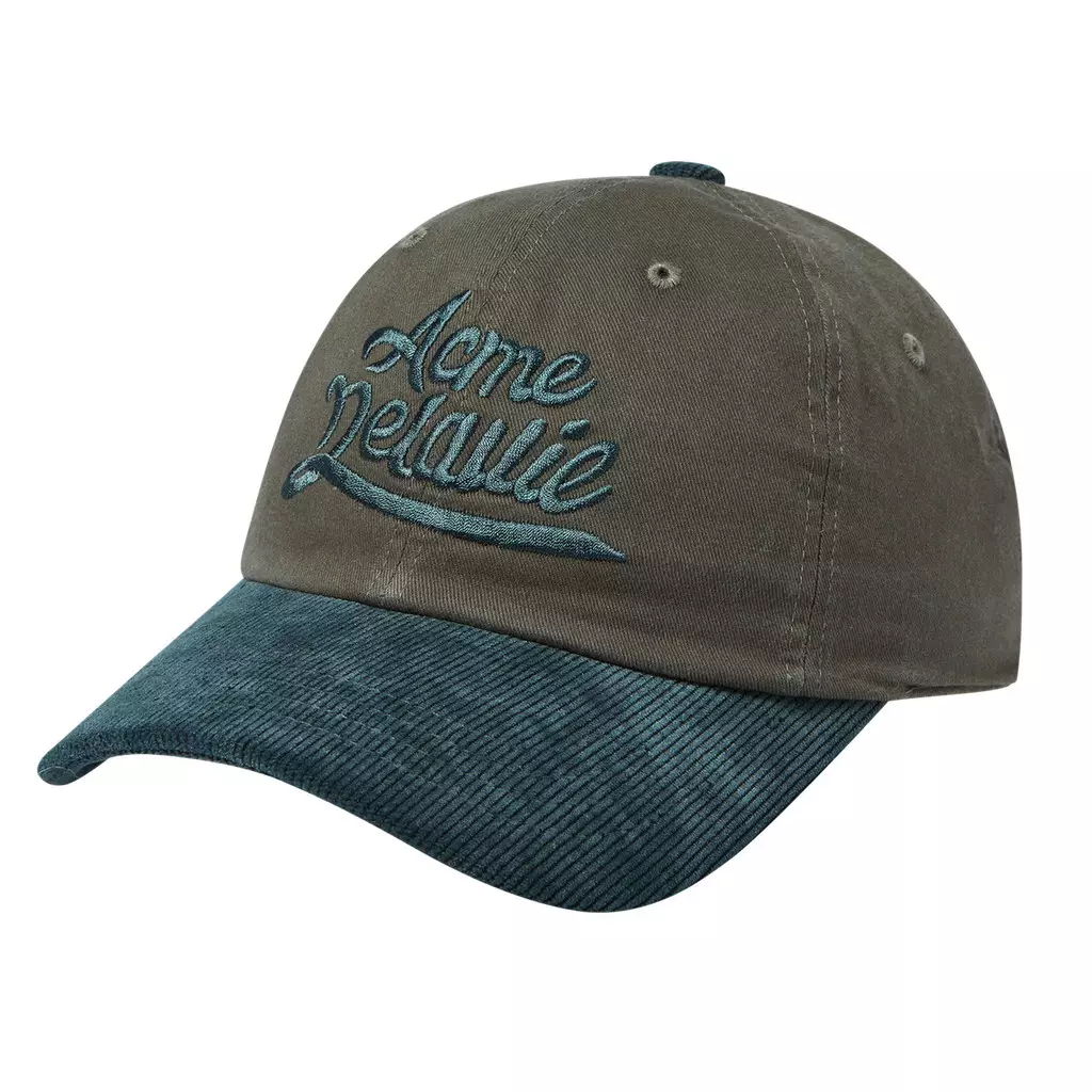CORDUROY COLOR SCHEME BALL CAP GREEN