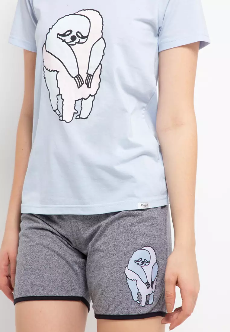 Pyjama Pijama Short Sleeve Short Pants Sleepwear