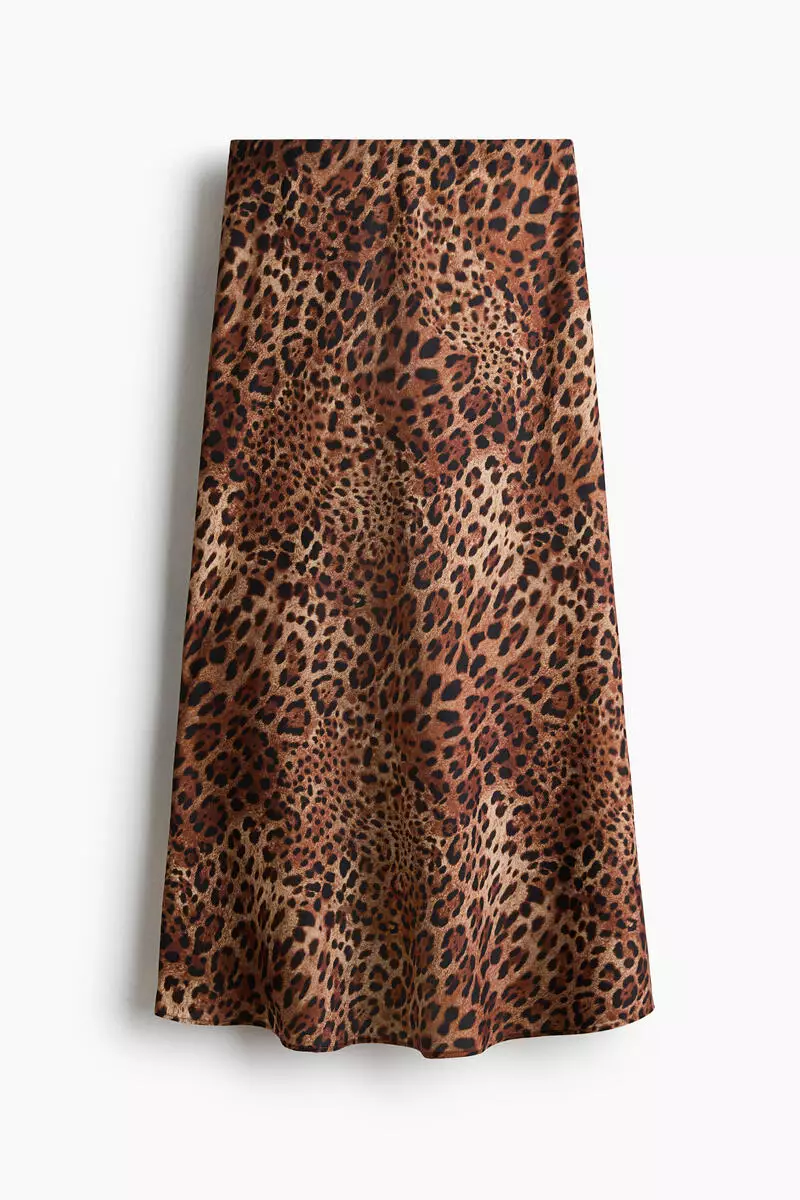 Satin slip skirt