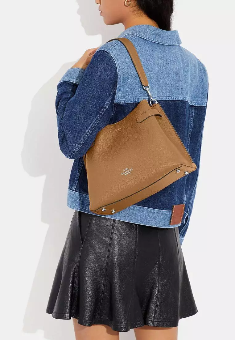 Coach Hanna Shoulder Bag Light Saddle
