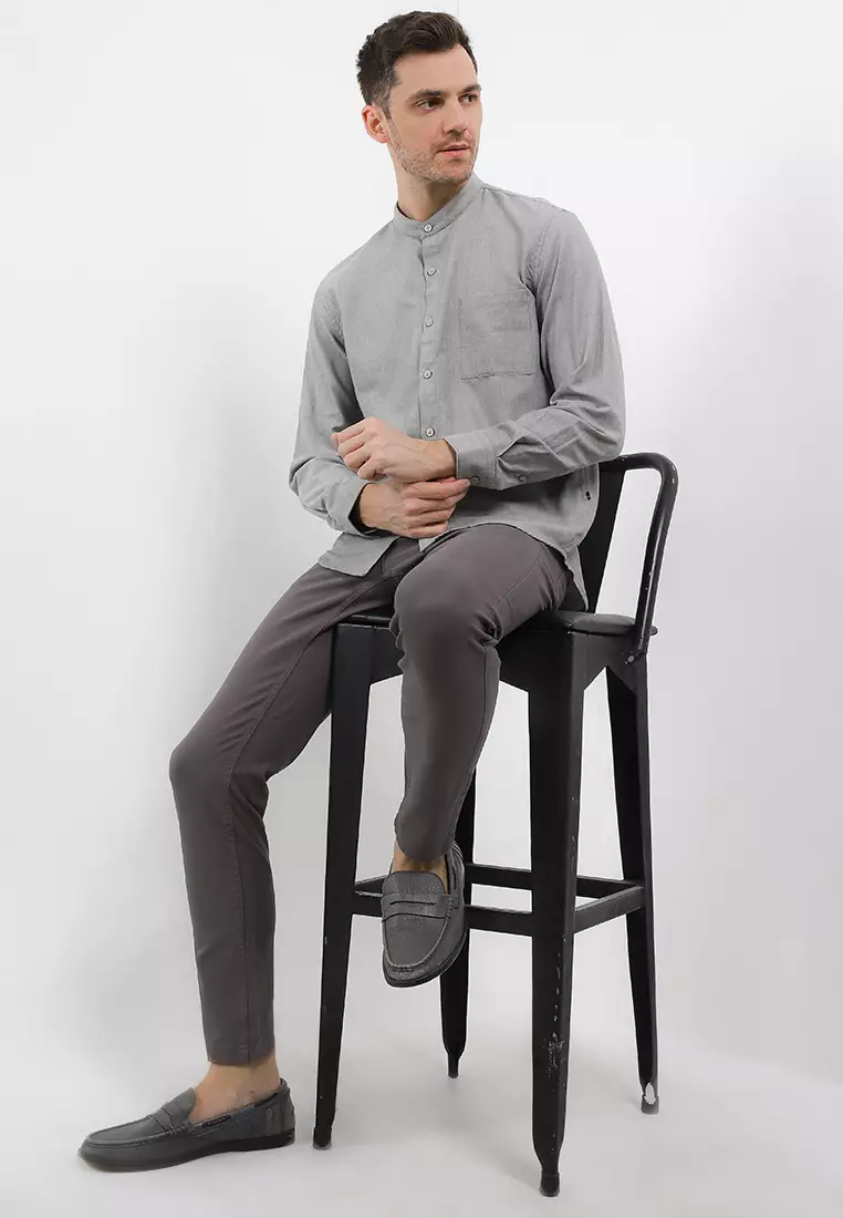 AS Kemeja Koko Lengan Panjang