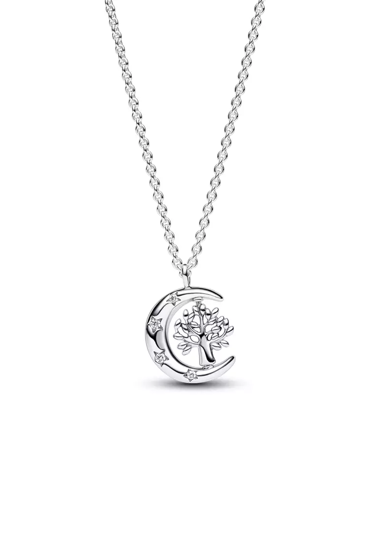 Buy PANDORA Pandora Moon Spinning Tree of Life Pendant Necklace
