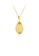 Glamorousky silver Fashion Elegant Plated Gold Water Drop Pendant with Necklace 85E23AC40DE978GS_1