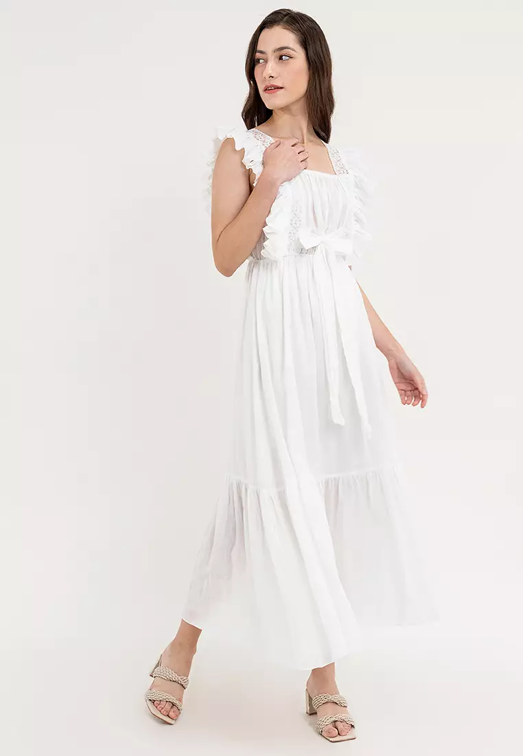 Carmela Square Neck Maxidress