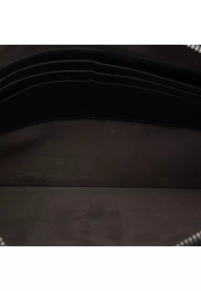 Pre-Loved Gucci Gg Supreme Wristlet Zip Pouch