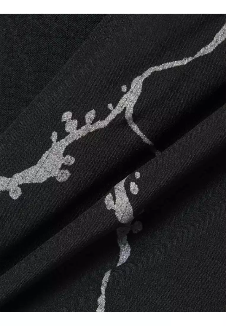 Reflective Crocodile Print Tennis Jacket
