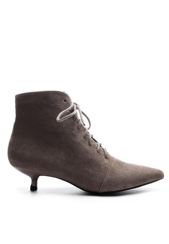 Twenty Eight Shoes Synthetic Suede Ankle Boots 1592-3 9CE4ASH5715FDFGS_1