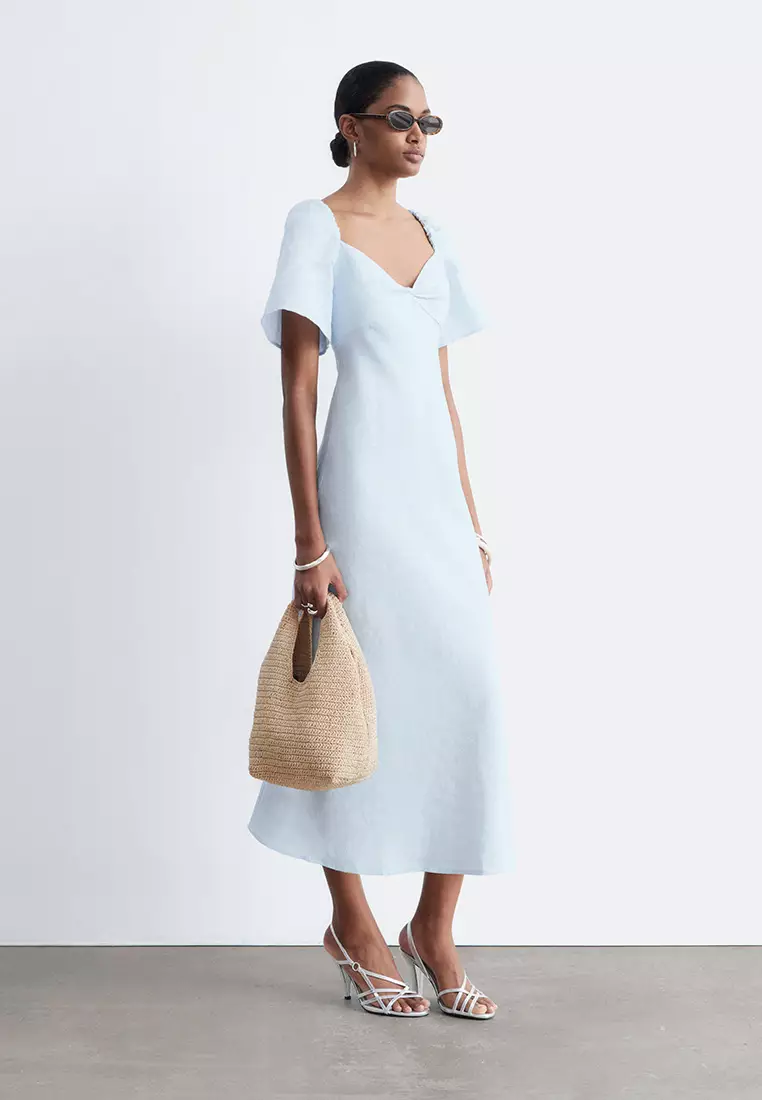 Linen Midi Dress