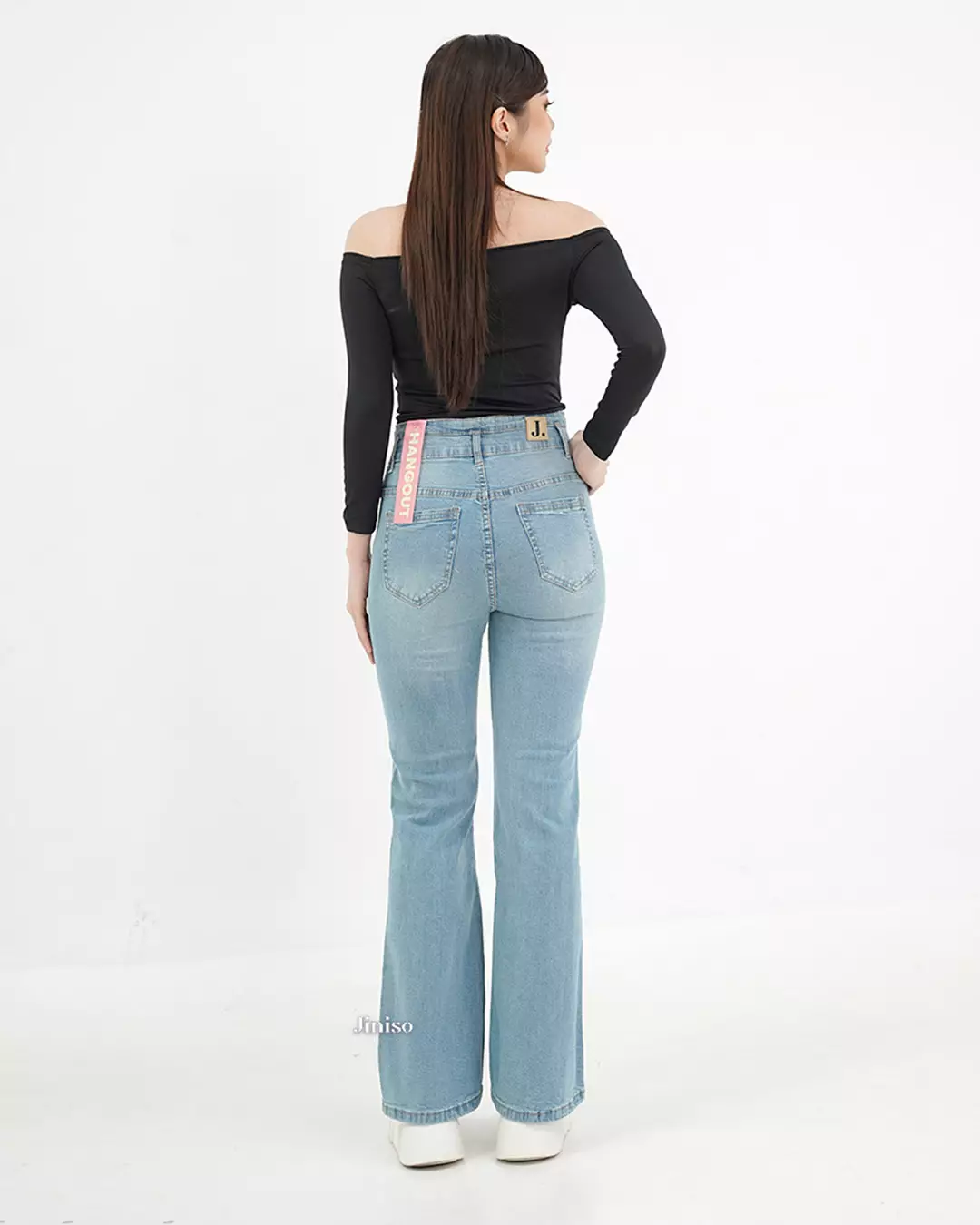 Ultra Highwaist Cutbray Stretch Jeans 610 HANGOUT