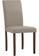DoYoung white HASKELL (Set-of-2 Walnut/Cream) Faux Leather Parsons Chair E1FD3HLF3BBAFCGS_1