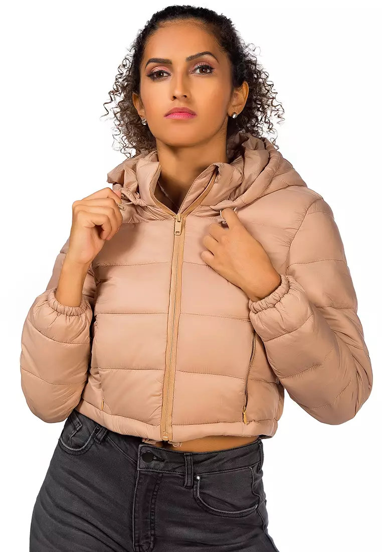 Buy London Rag Khaki Puffer Hoodie Jacket 2024 Online ZALORA