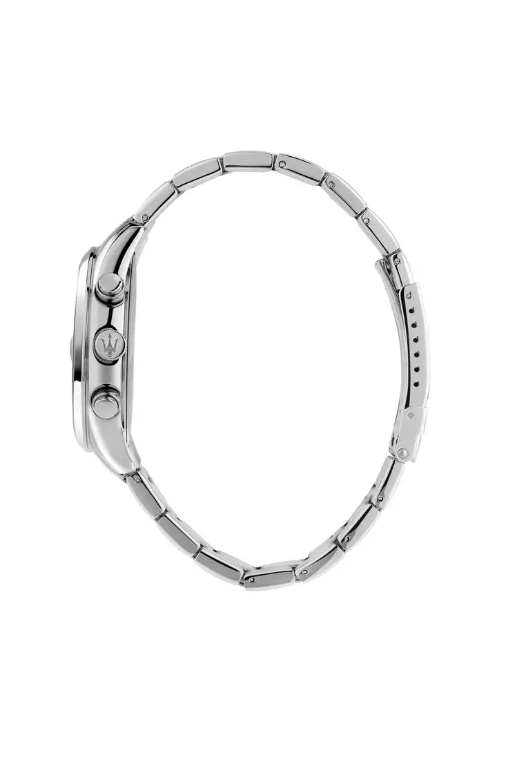 【2 Years Warranty】Maserati Attrazione 43mm Men's Quartz Watch Luminous Dial Hands R8853151010 Japan Movement