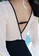A-IN GIRLS black and white Elegant Low V Colorblock One Piece Swimsuit C5F35US55017D1GS_8