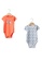 LC Waikiki orange and multi Unisex Baby Snapback Bodysuit 2-Pack FFB6EKAD92DDD3GS_1