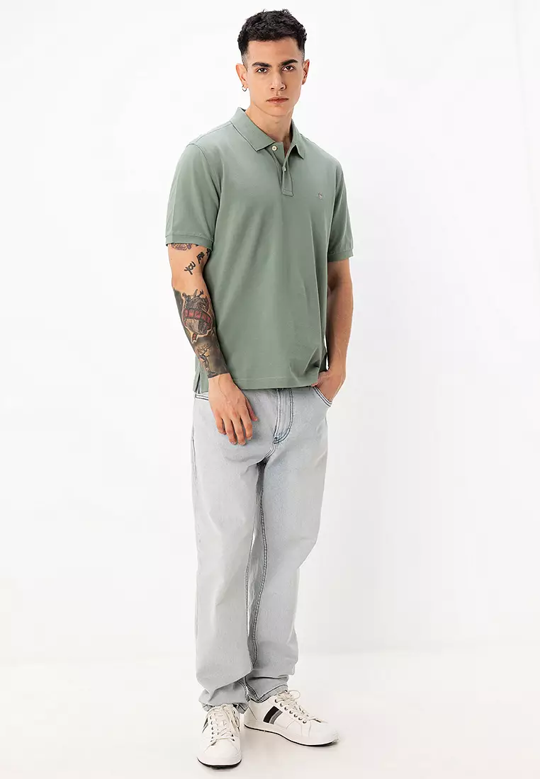 Regular Fit Shield Piqué Polo Shirt