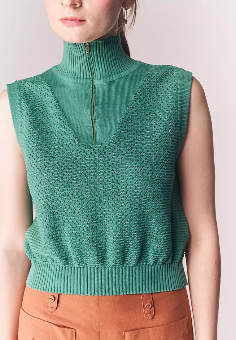 Solstice Belta Sleeveless Top