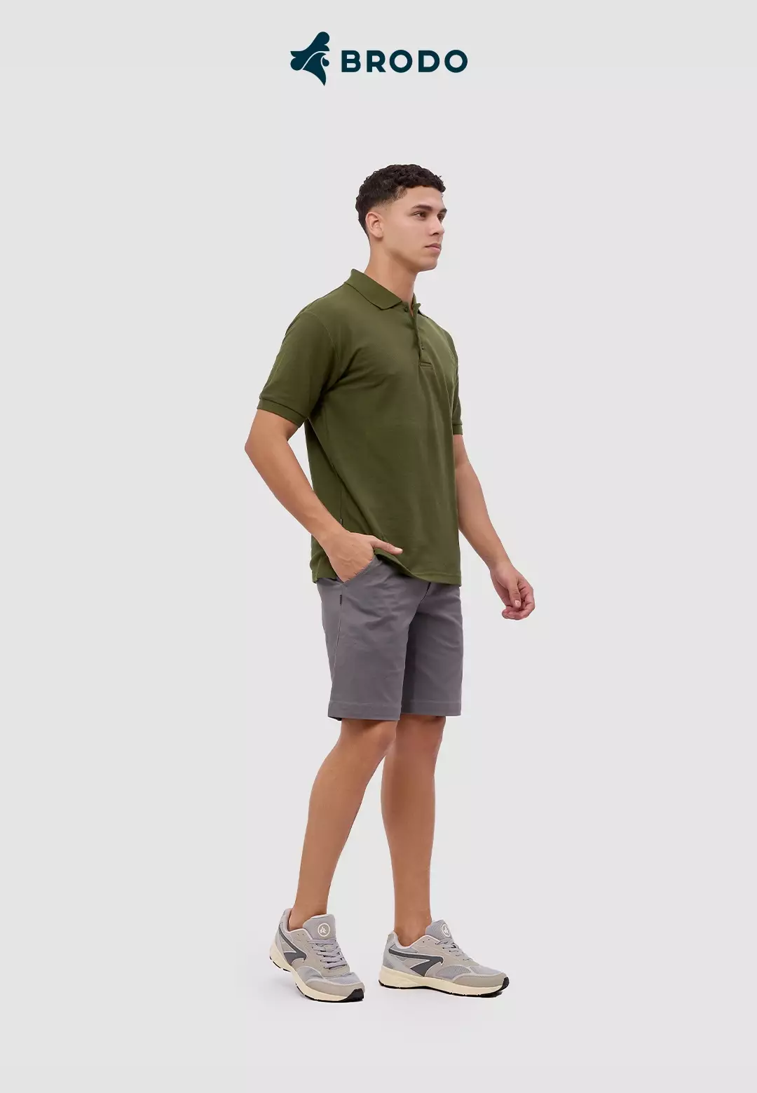 BRODO - Polo Shirt Broshirt Polo Olive