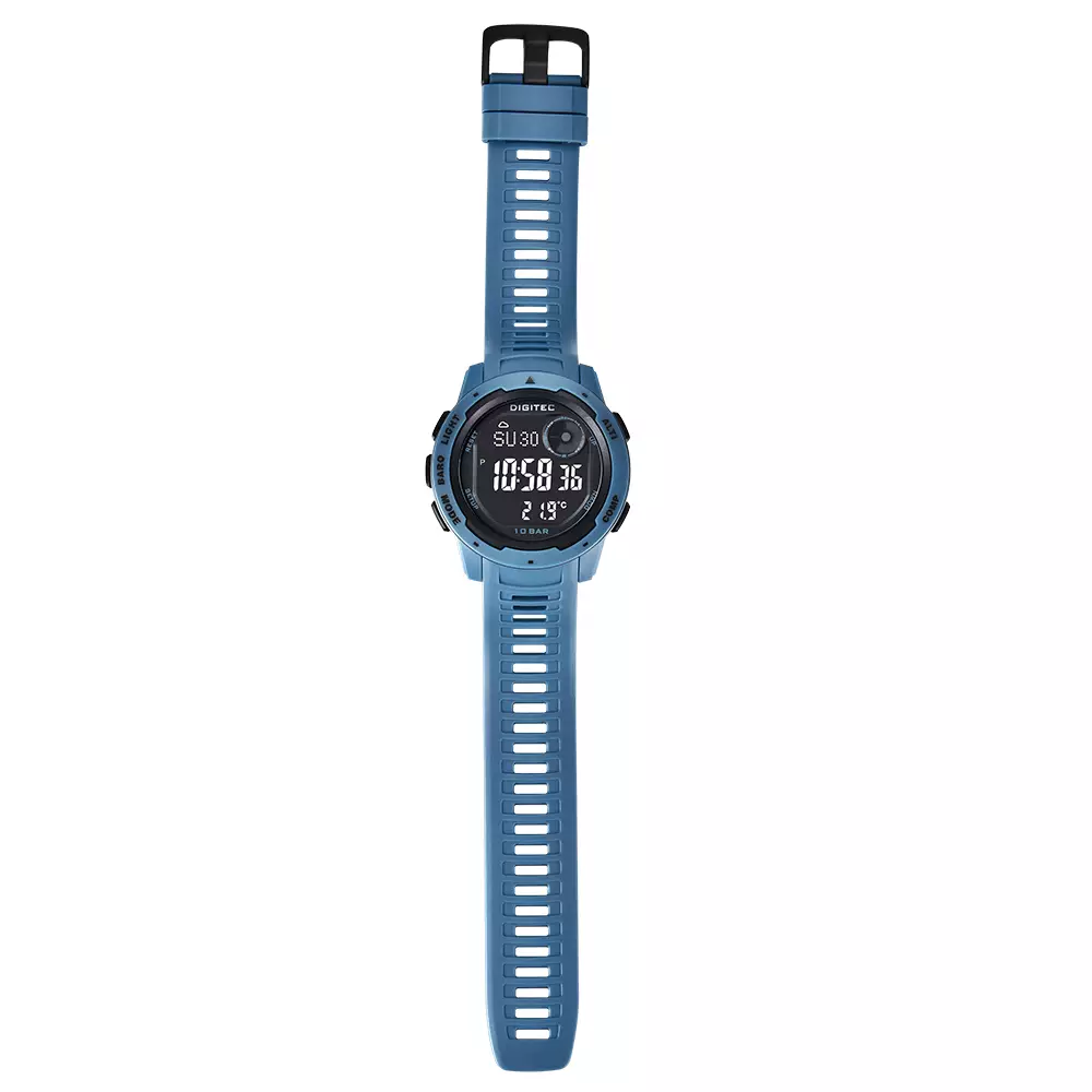 DIGITEC Jam Tangan Digital Pria DS-8100T Sport Watch - BL4B Blue