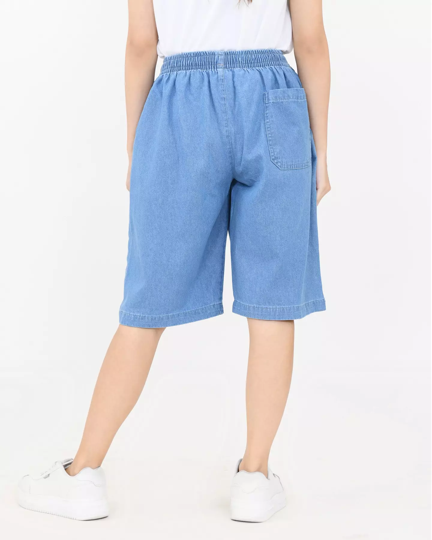 Celana Pendek Wanita - Joey Midi Denim Short Pants