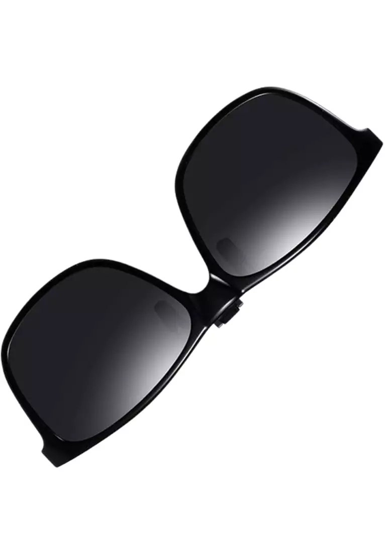 Lensa Klip Kacamata Anti Silau Clip-on Polarized Sunglasses ML-2 ORIGINAL - Black