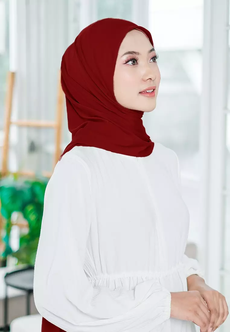 HIJAB INSTAN QILA - MAROON