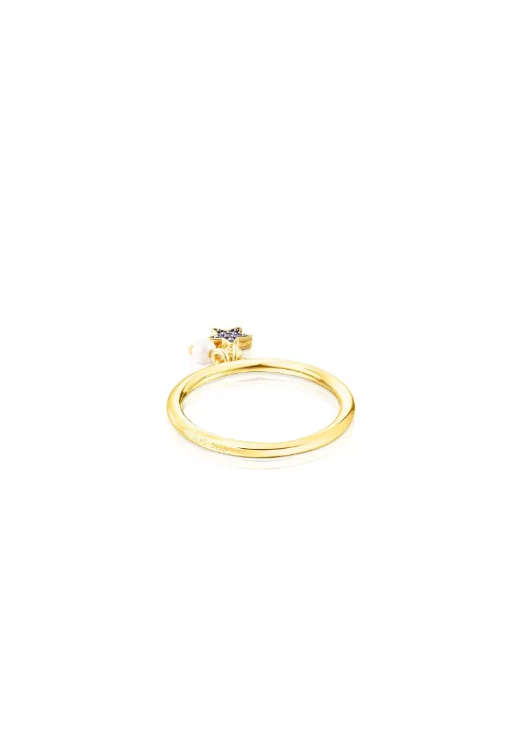 Tous TOUS New Motif Silver Vermeil Ring with Sapphire Star 2023 | Buy Tous  Online | ZALORA Hong Kong