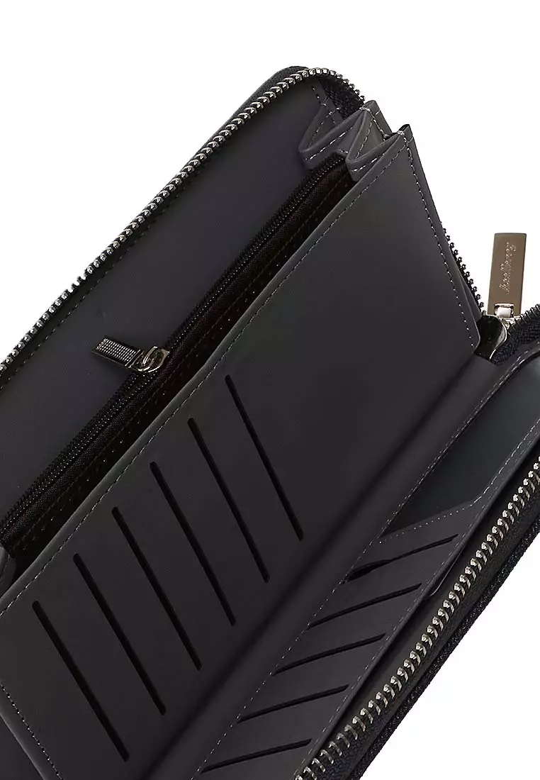 Dompet Panjang Wanita Long Wallet Many Slot Material Jeans Denim ORIGINAL