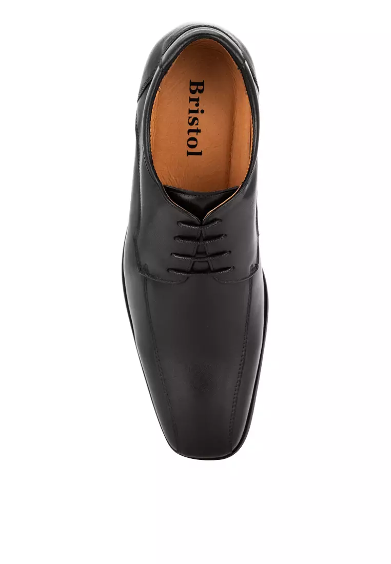 Quantum Black Derby Shoes