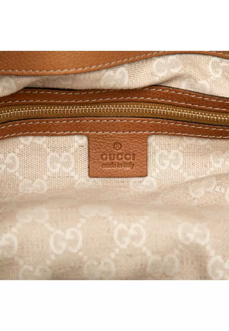 Pre-Loved Gucci Wicker Santa Monica Tote