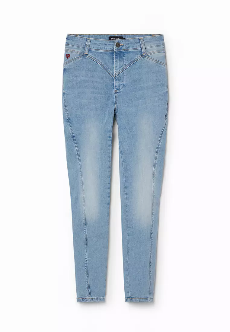 Pants Desigual Pantaloni 2019 Distressed Jeans Desigual Jeans