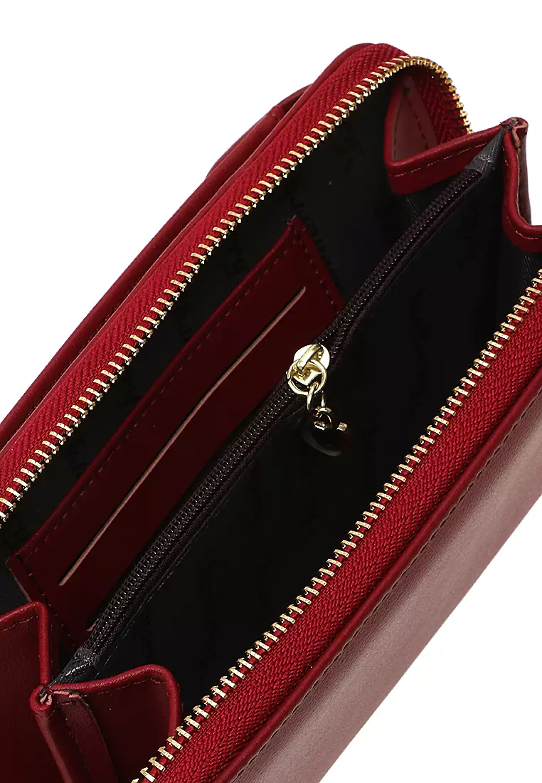 Tas Selempang Wanita Dompet Multifungsi Many Slot Material Kulit Leather ORIGINAL