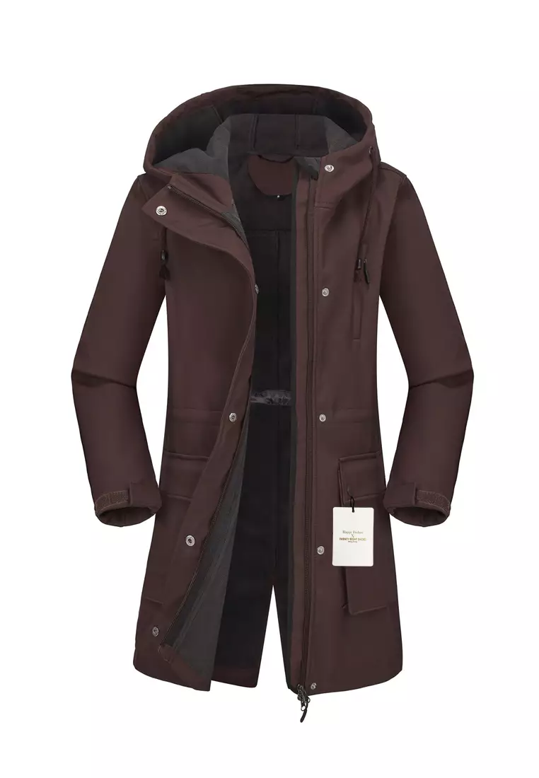 Waterproof Hood Trench Coat AD-M25F598