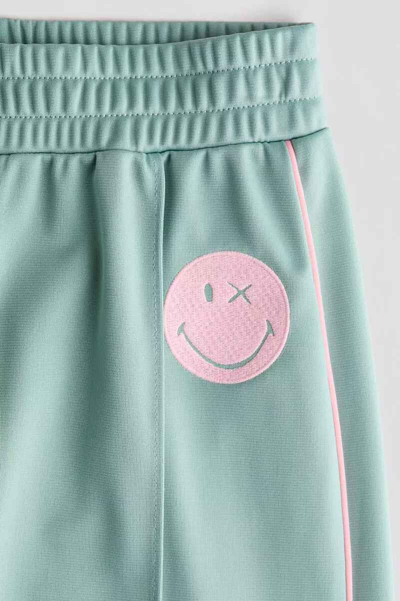 Wide-leg track pants