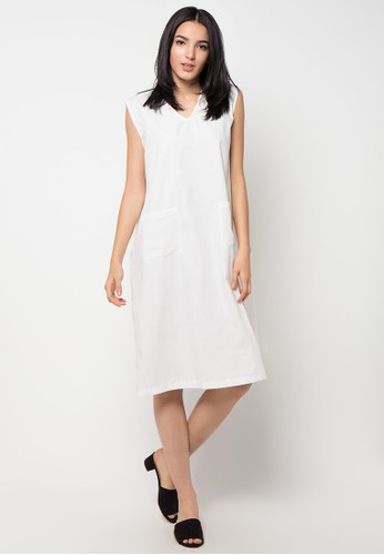 Blanc Mid Dress