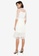 Hopeshow white Lace Mesh Midi Dress EADBCAA8F6D596GS_2