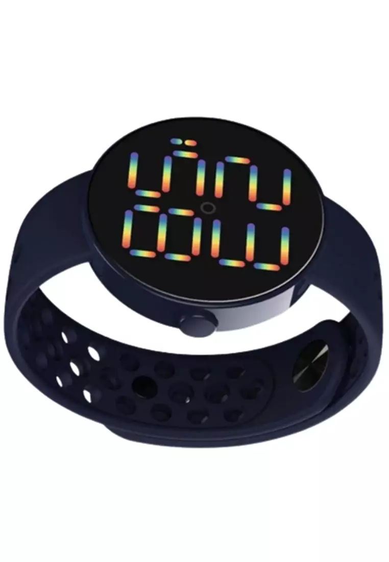 Jam Tangan Pria Digital Waterproof Many Function Strap Tali Material Silicone IR24 ORIGINAL