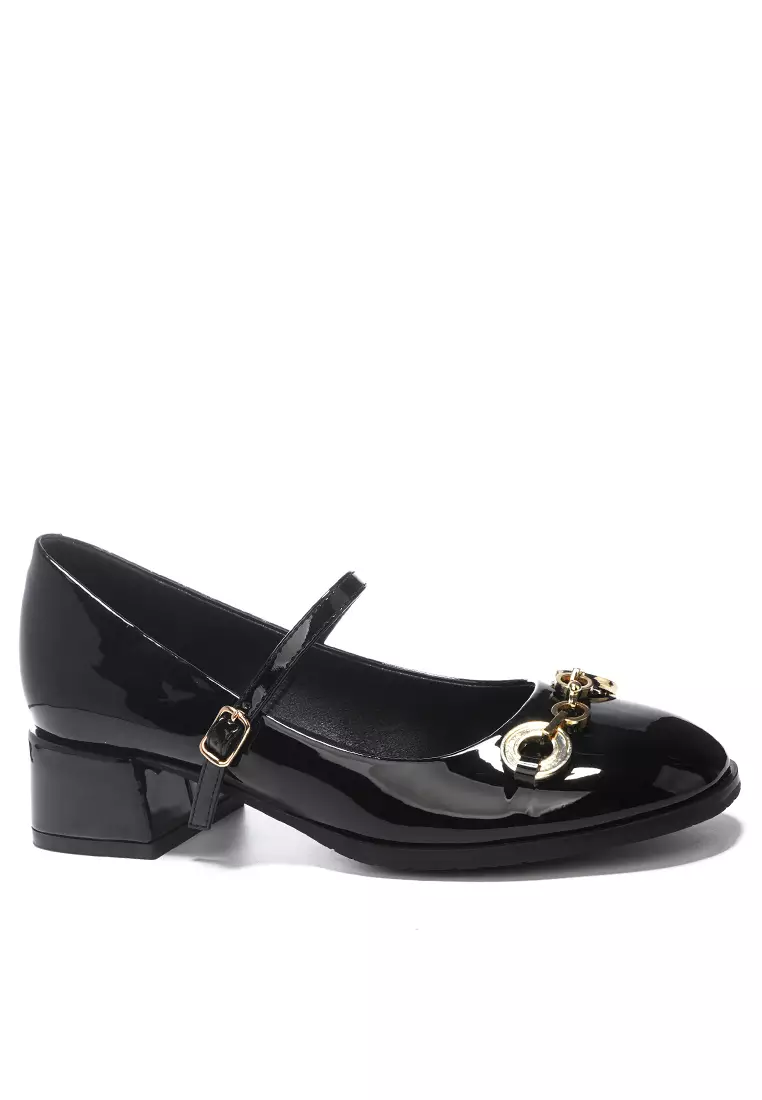 Discount on Twenty Eight Shoes  shoes - SKU: 4CM Horsebit Strap Patent Leather Mary Jane Shoes XJ6058-11