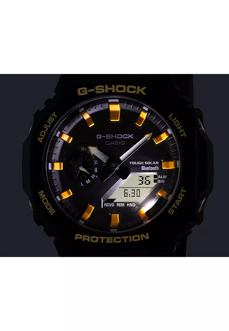 GA-B2100-1A Charles Darwin Foundation Men Analog-Digital Watch Grey Resin Band