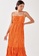 Love, Bonito orange Vayla Crinkled Maxi Dress D3152AA34B20C7GS_2