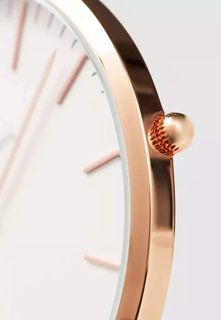 Classic Glasgow 40mm Watch White dial Nato strap Rose gold jam tangan lelaki Watch for man DW