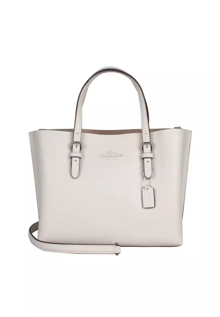 Mollie Tote Bag 25 In Silver Chalk CV966