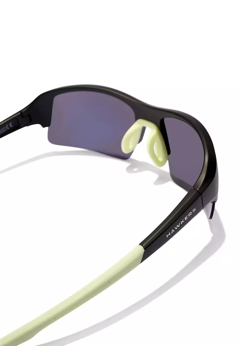 HAWKERS Black Acid BAT Sunglasses for Men and Women, Unisex. UV400 Protection. Official Product designed in Spain