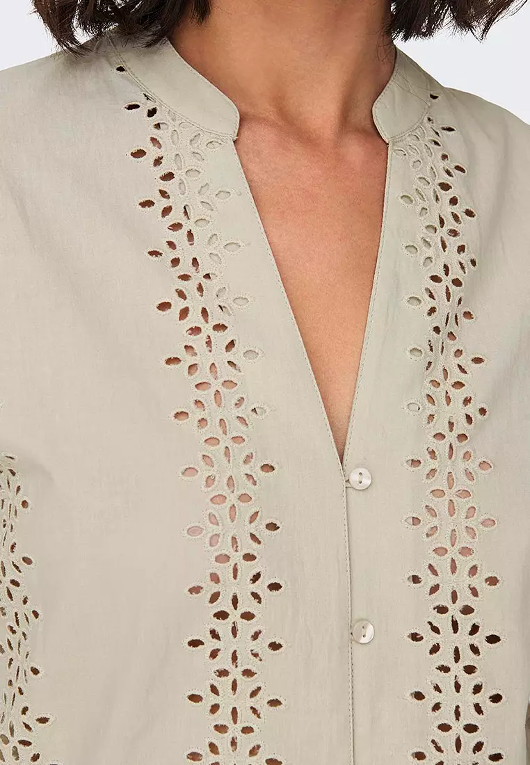 Nelly Long Sleeves Button Top