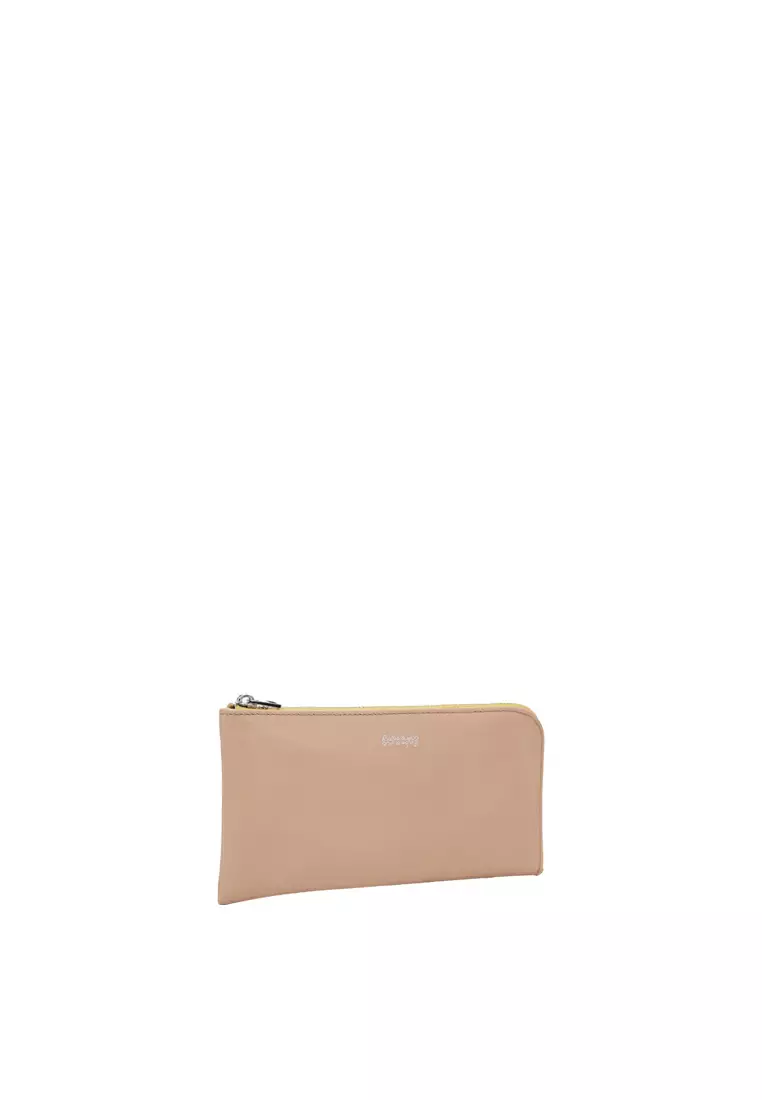 L-Zip Long Wallet - Carol Pink