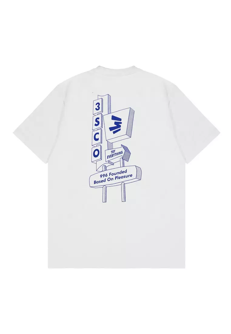 3Second Men's T-Shirt Short Sleeve Regular Fit Cotton Woody OL-C960325