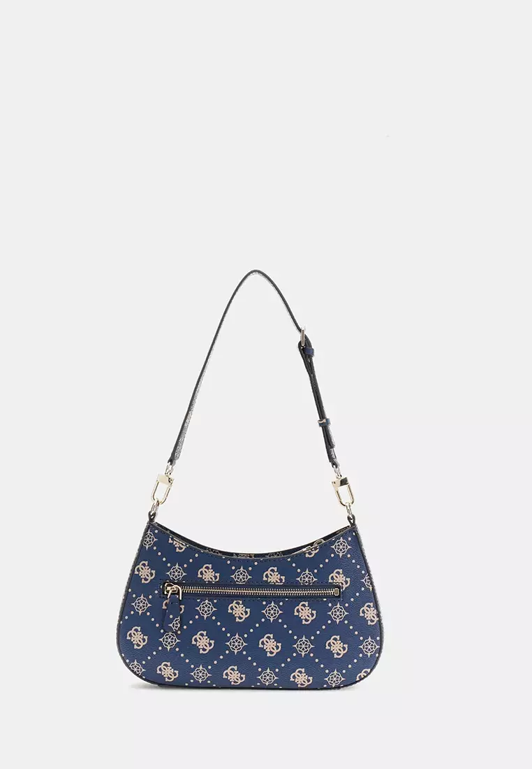Emelie Logo Top Zip Shoulder Bag